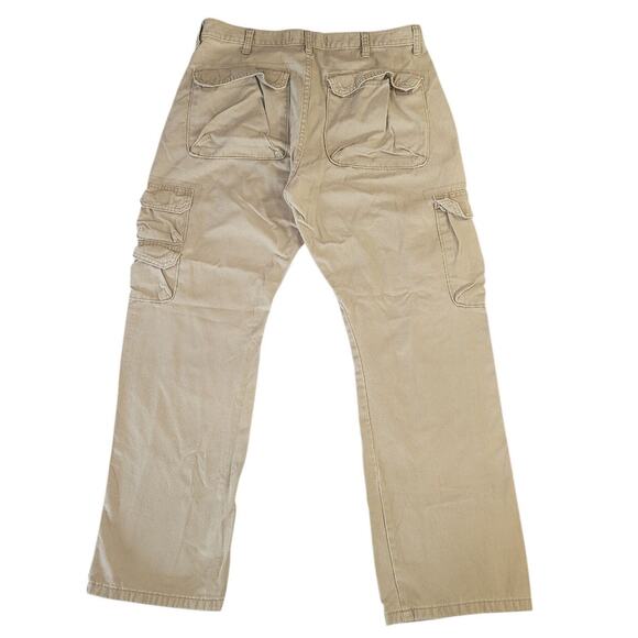 Wrangler Cargo Pants Men’s 30x28 Beige Casual Outdoor Gorpcore Utility - Picture 3 of 11